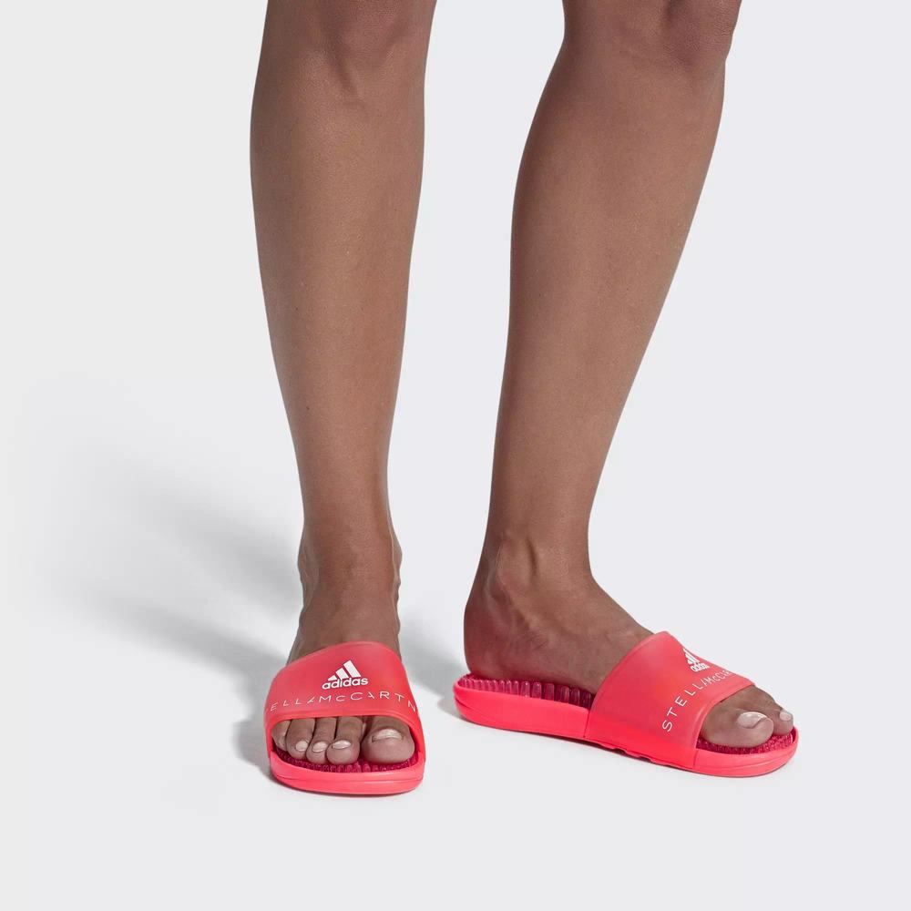 Adidas Adissage Chanclas Rosas Para Mujer (MX-24980)
